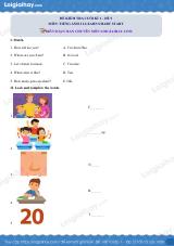 Đề thi học kì 1 Tiếng Anh 2 iLearn Smart Start - Đề số 5
